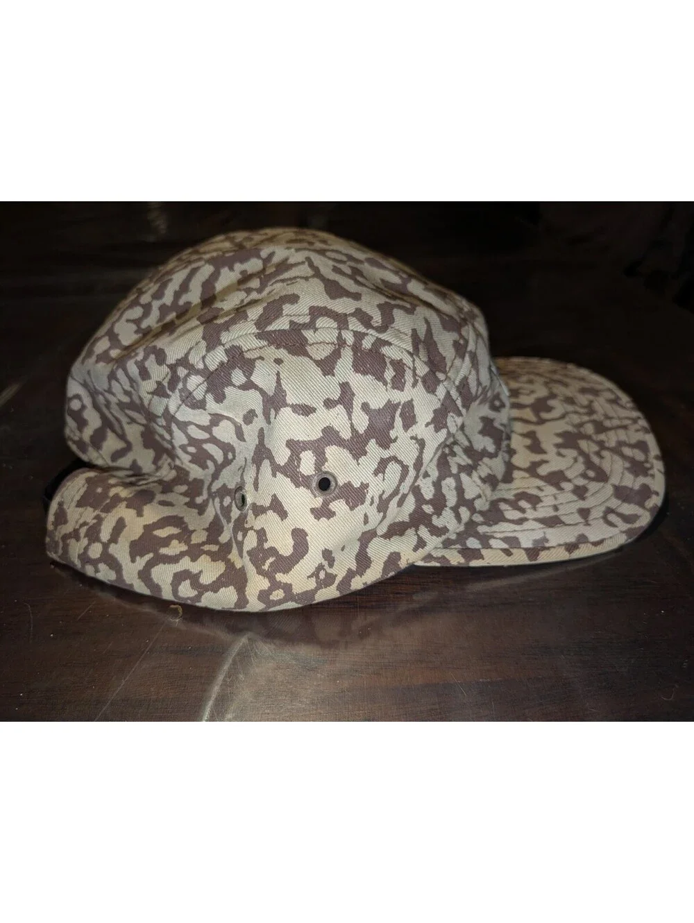 NORSE PROJECTS Brown Camo 5 PANEL CAP Preowned Hat HTD